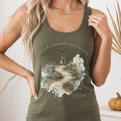 Tank Tops Solid Military Green / XS Design 166 Tank Top The Mystic Eden