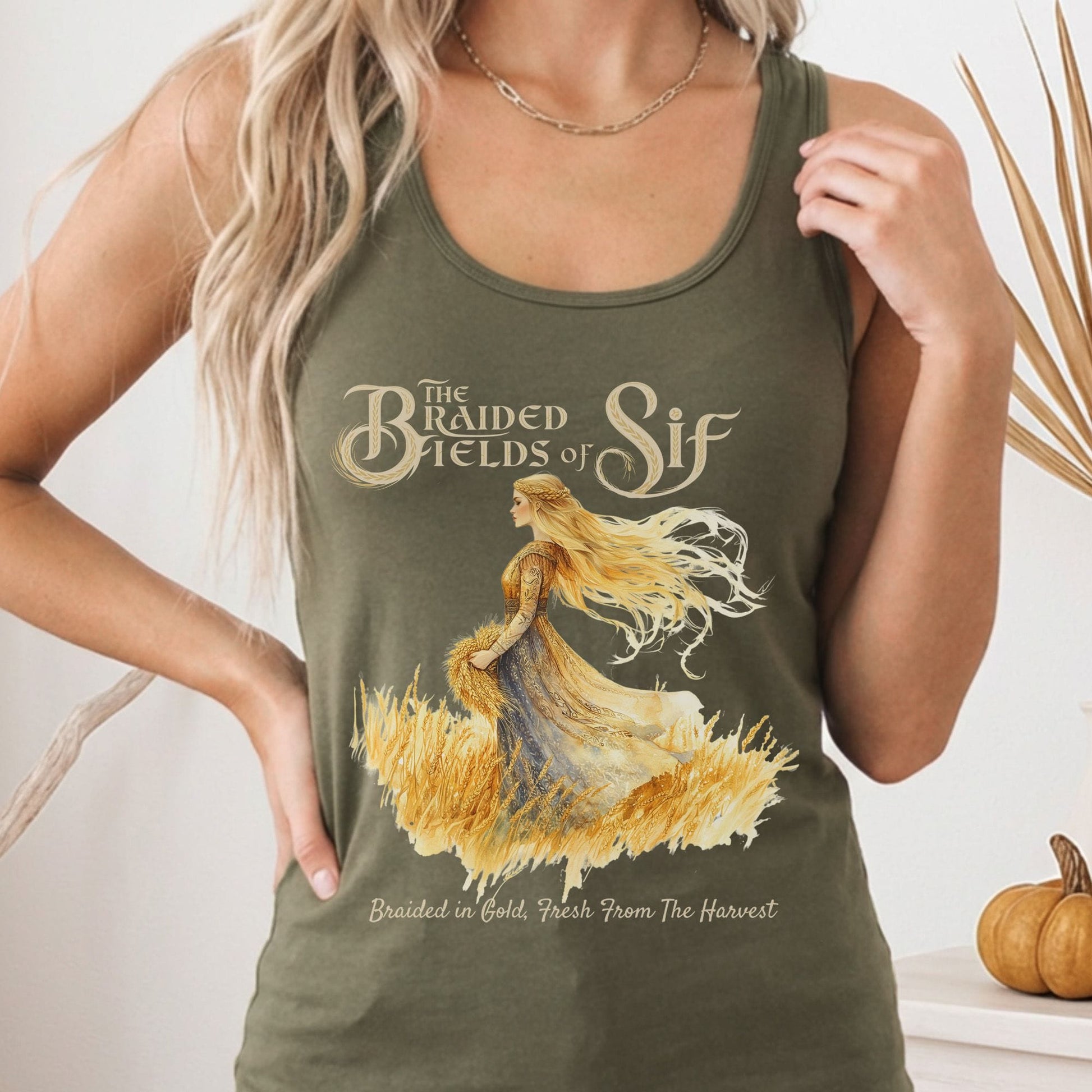 Tank Tops Solid Military Green / XS Design 171 Tank Top The Mystic Eden