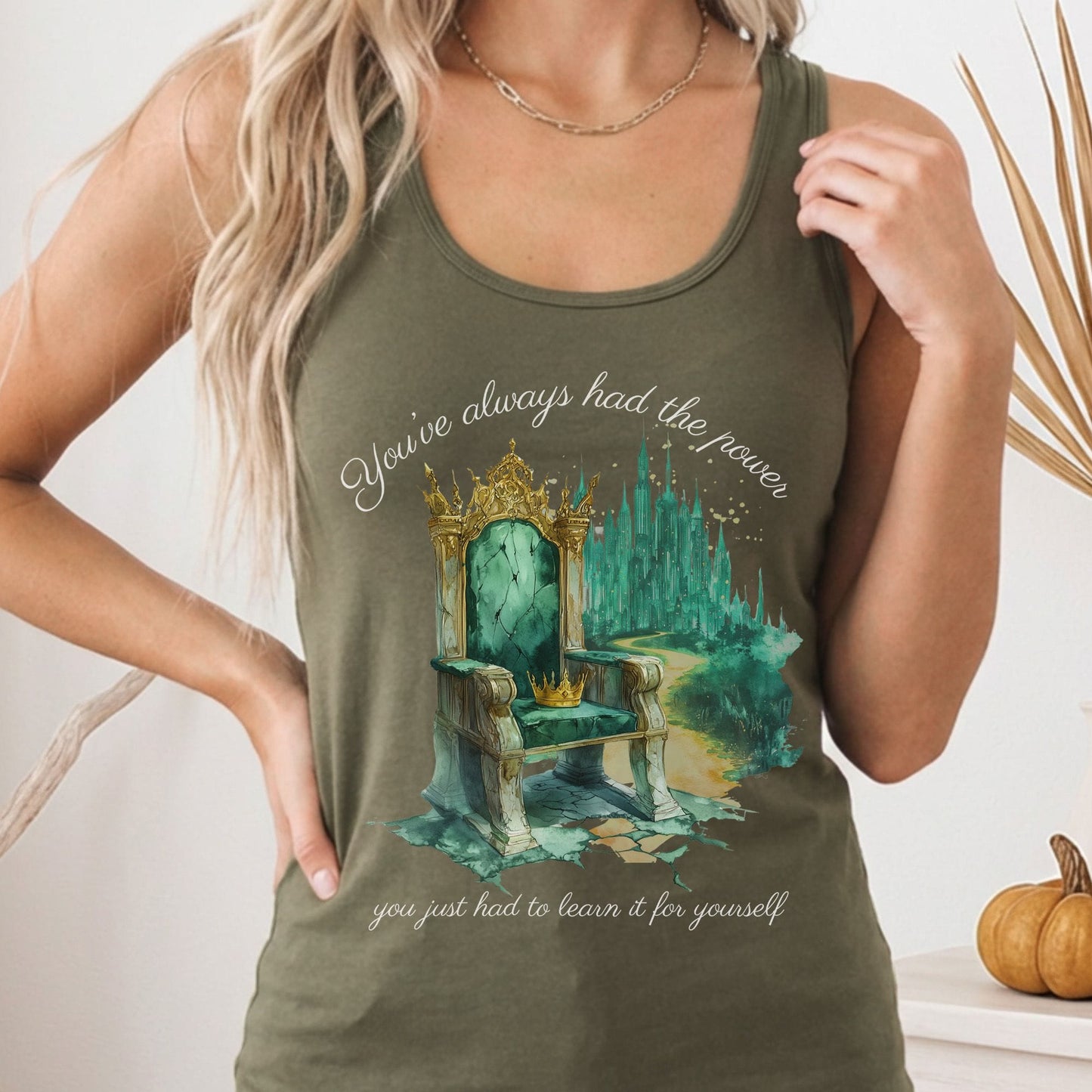 Tank Tops Solid Military Green / XS Design 175 Tank Top The Mystic Eden