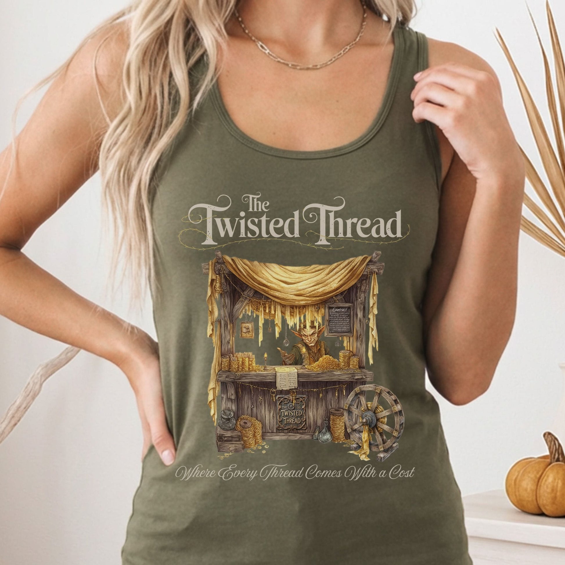 Tank Tops Solid Military Green / XS Design 182 Tank Top The Mystic Eden