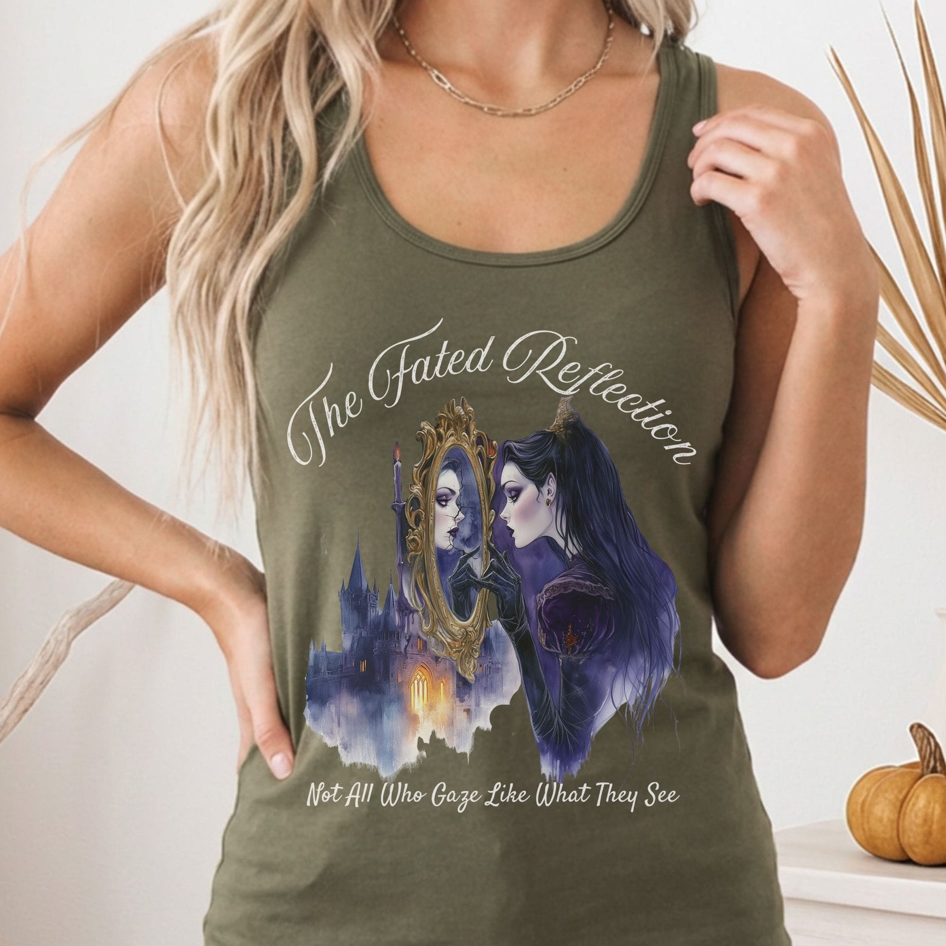 Tank Tops Solid Military Green / XS Design 188 Tank Top The Mystic Eden