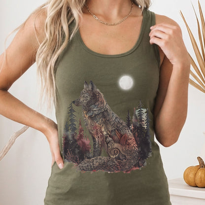 Tank Tops Solid Military Green / XS Design 210 Tank Top The Mystic Eden