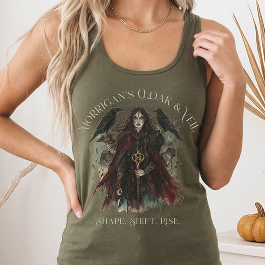 Tank Tops Solid Military Green / XS Design 212 Tank Top The Mystic Eden