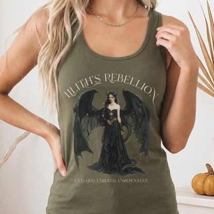 Tank Tops Solid Military Green / XS Design 213 Tank Top The Mystic Eden