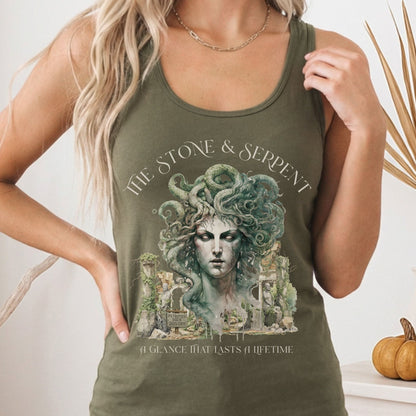 Tank Tops Solid Military Green / XS Design 215 Tank Top The Mystic Eden