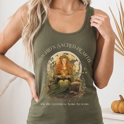 Tank Tops Solid Military Green / XS Design 216 Tank Top The Mystic Eden
