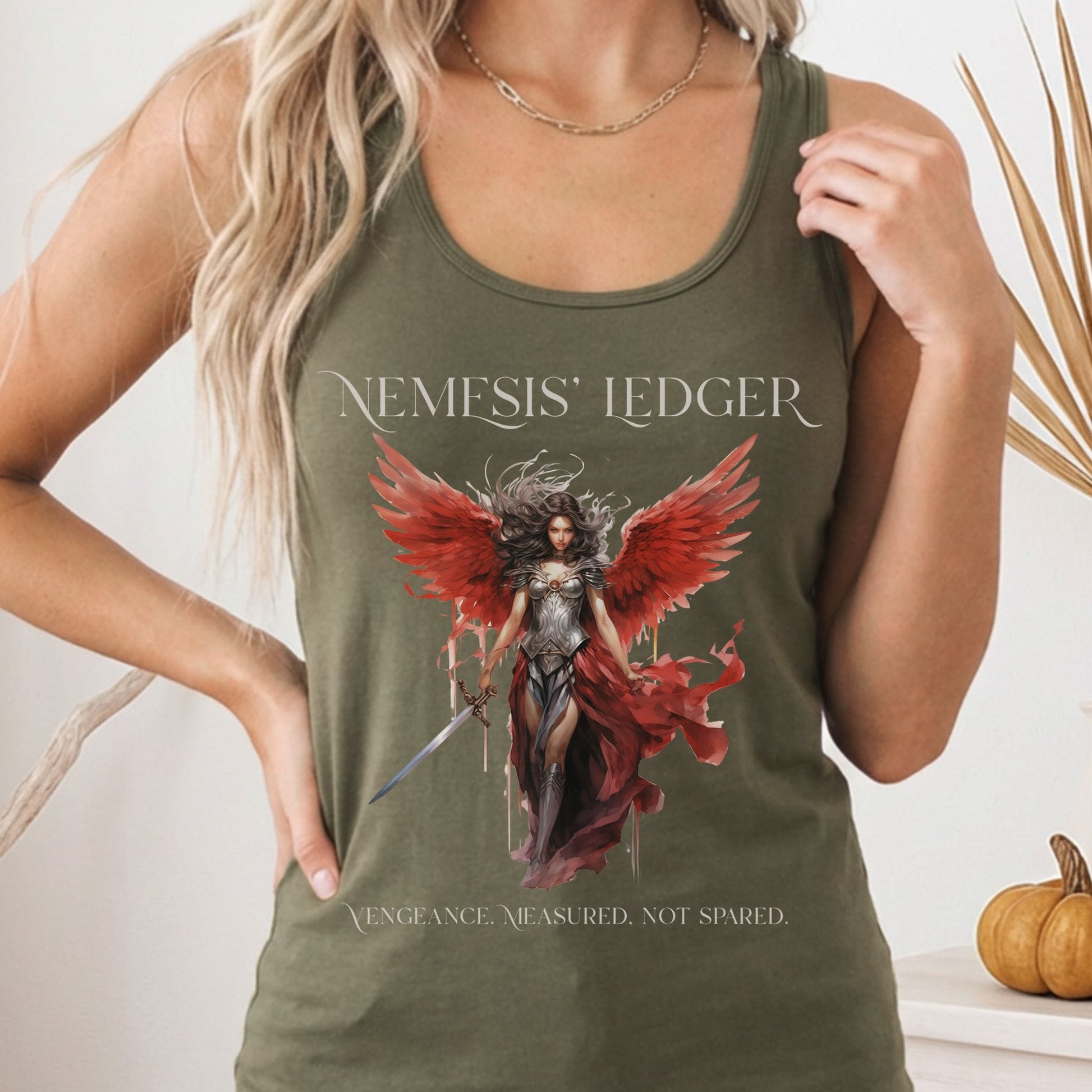 Tank Tops Solid Military Green / XS Design 218 Tank Top The Mystic Eden
