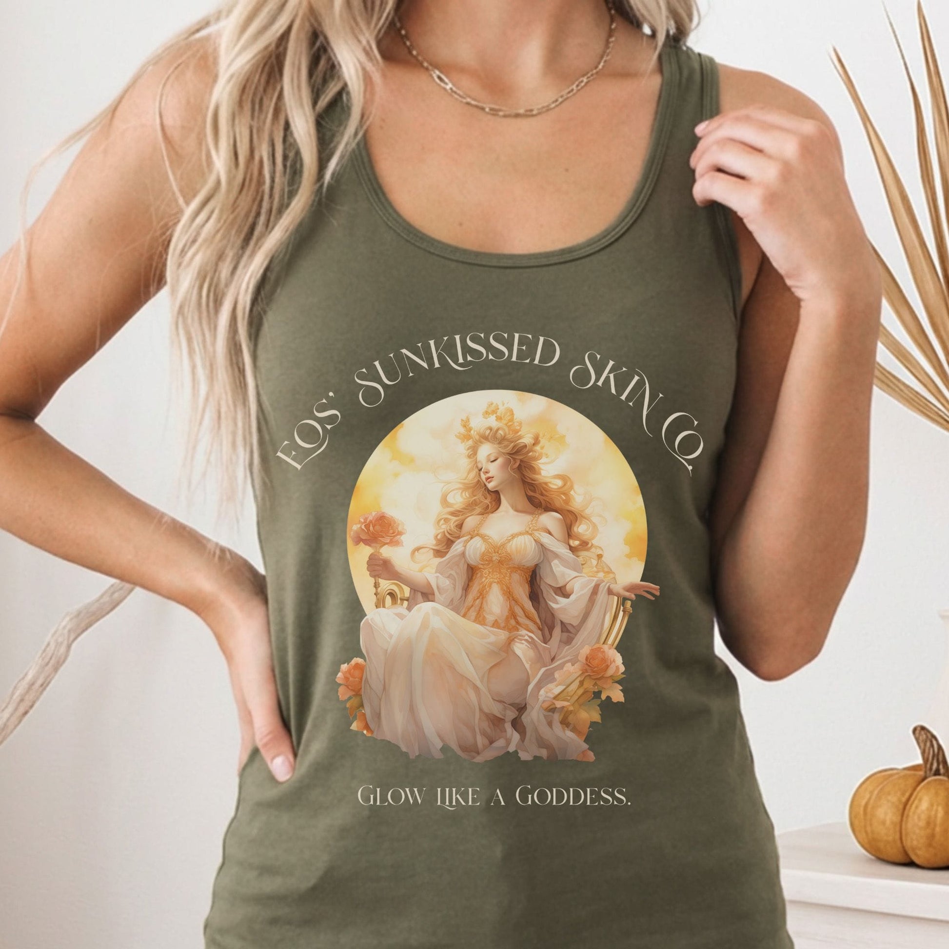 Tank Tops Solid Military Green / XS Design 219 Tank Top The Mystic Eden