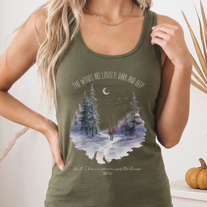 Tank Tops Solid Military Green / XS Design 223 Tank Top The Mystic Eden