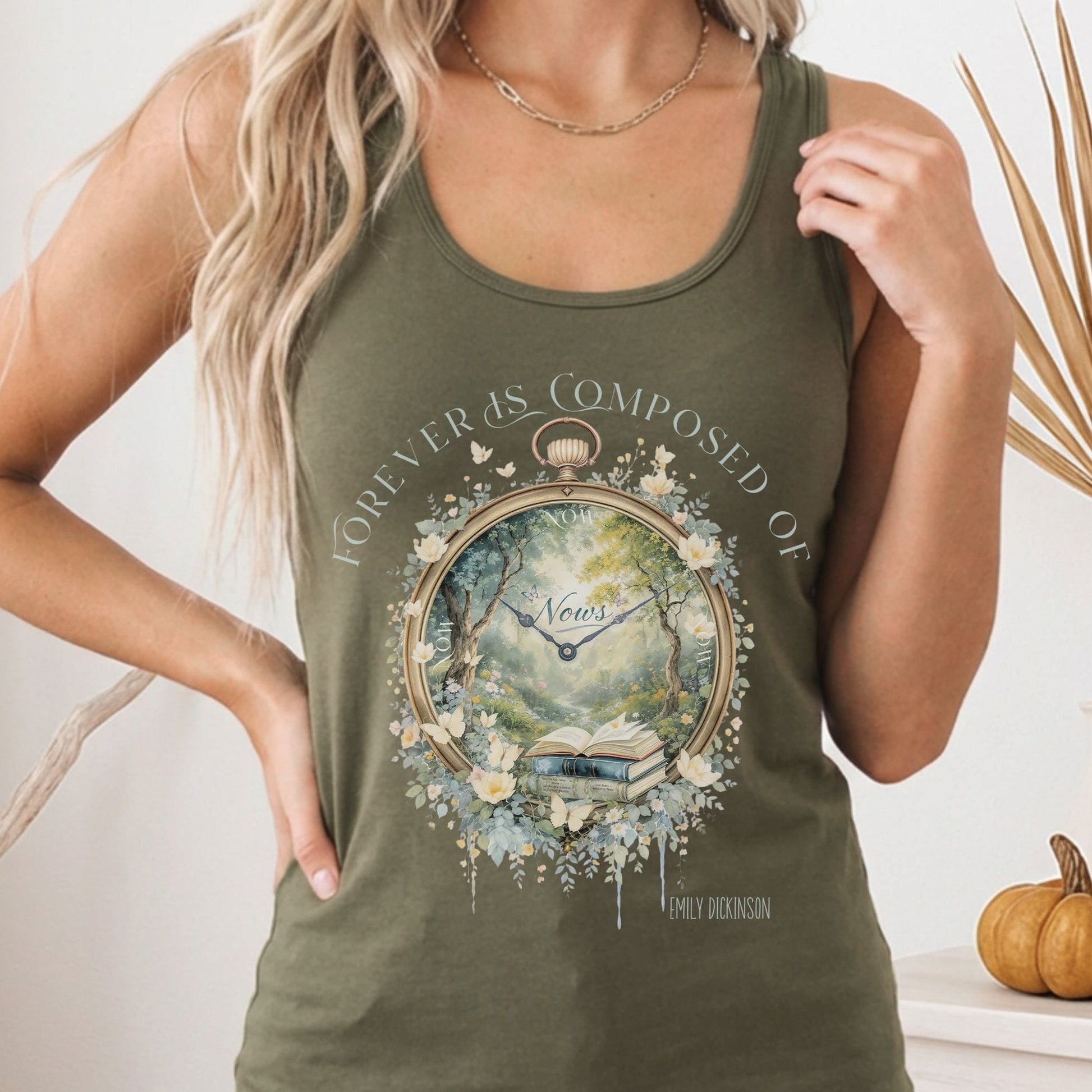 Tank Tops Solid Military Green / XS Design 240 Tank Top The Mystic Eden