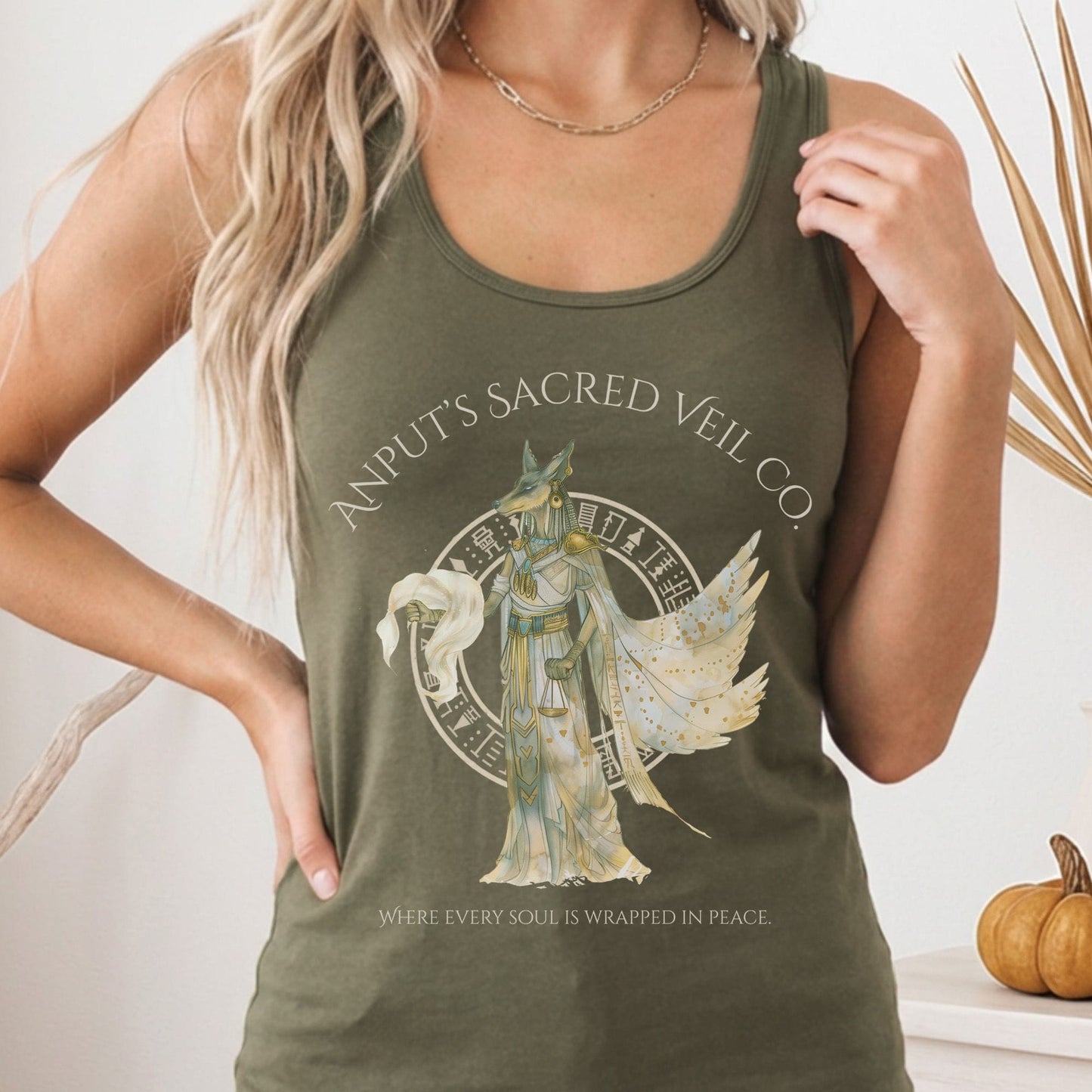 Tank Tops Solid Military Green / XS Design 262 Tank Top The Mystic Eden