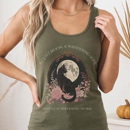 Tank Tops Solid Military Green / XS Design 268 Tank Top The Mystic Eden
