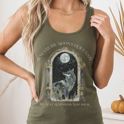 Tank Tops Solid Military Green / XS Design 278 Tank Top The Mystic Eden