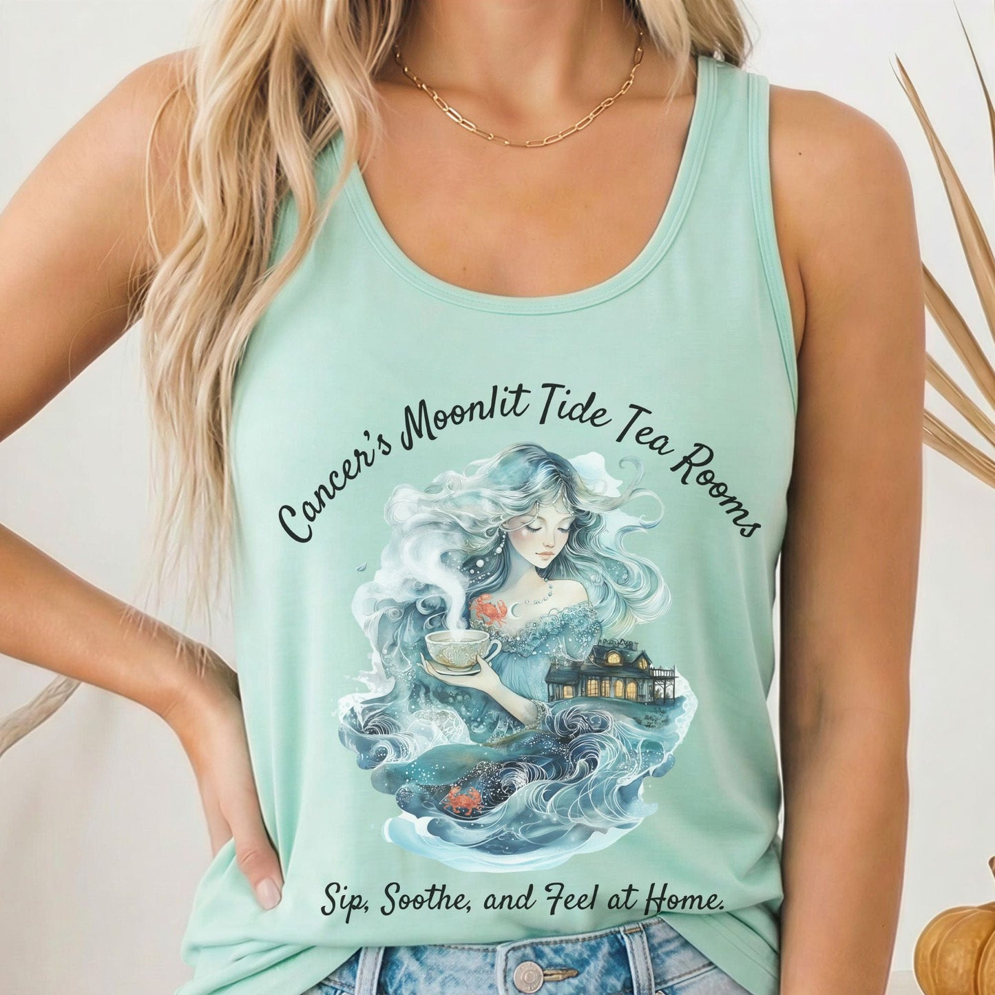 Tank Tops Solid Mint / XS Design 149 Tank Top The Mystic Eden