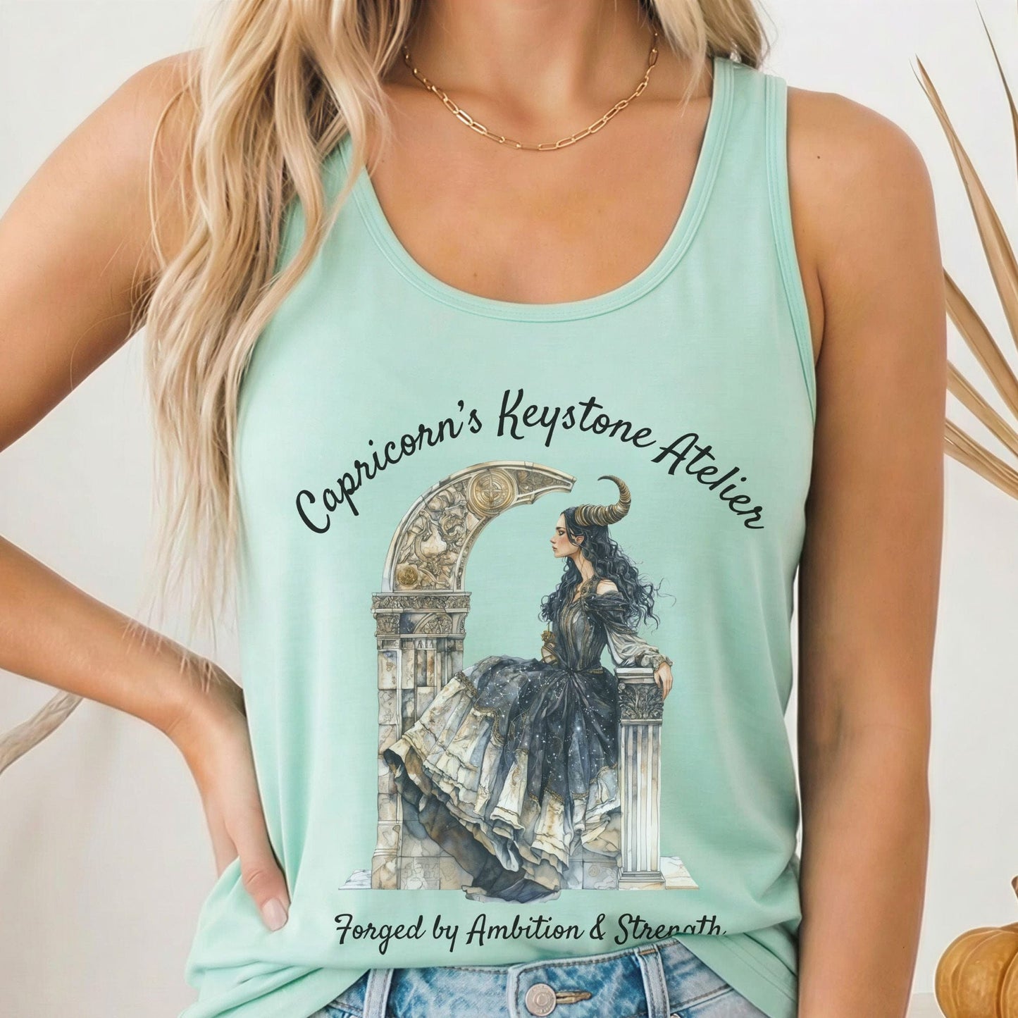 Tank Tops Solid Mint / XS Design 151 Tank Top The Mystic Eden