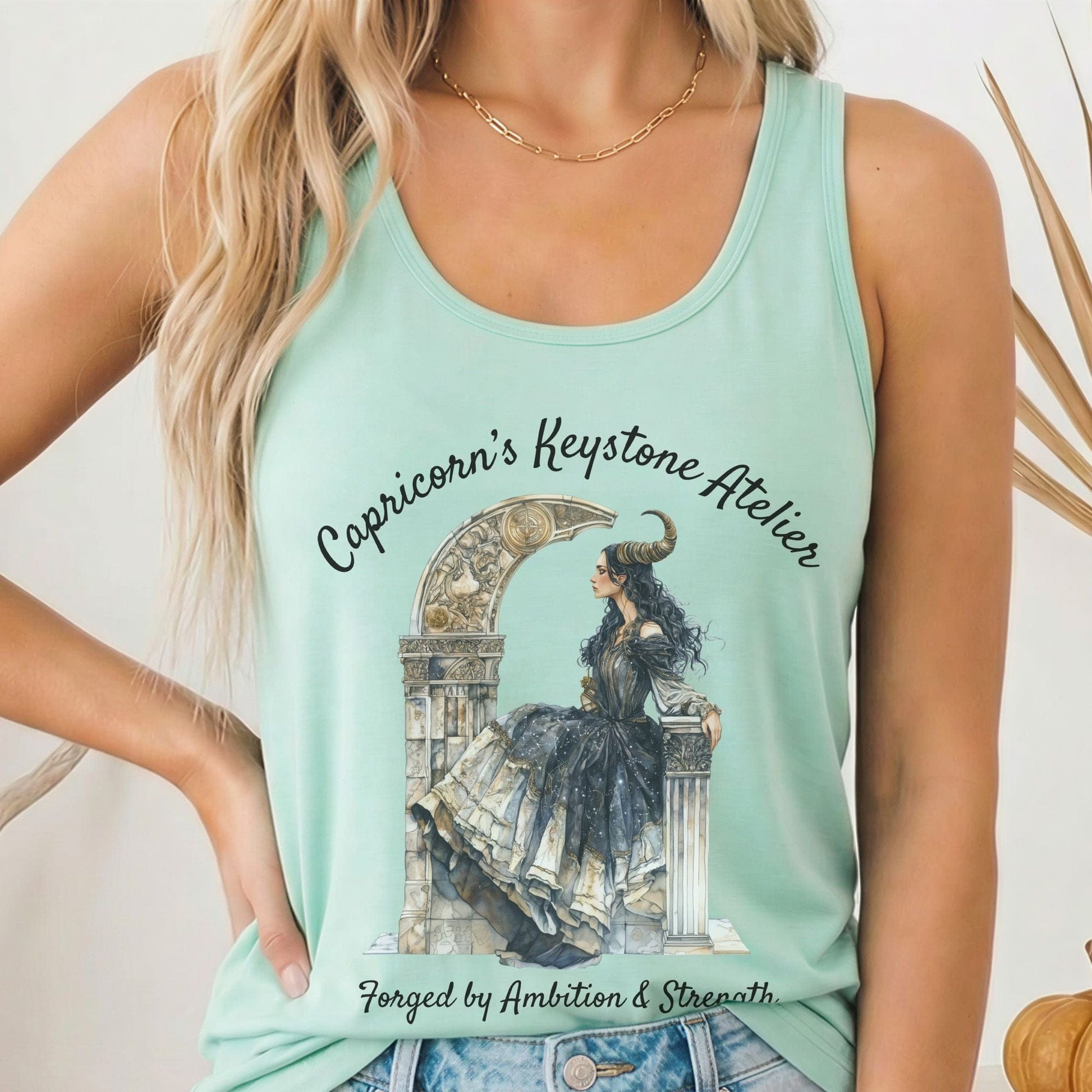 Tank Tops Solid Mint / XS Design 151 Tank Top The Mystic Eden