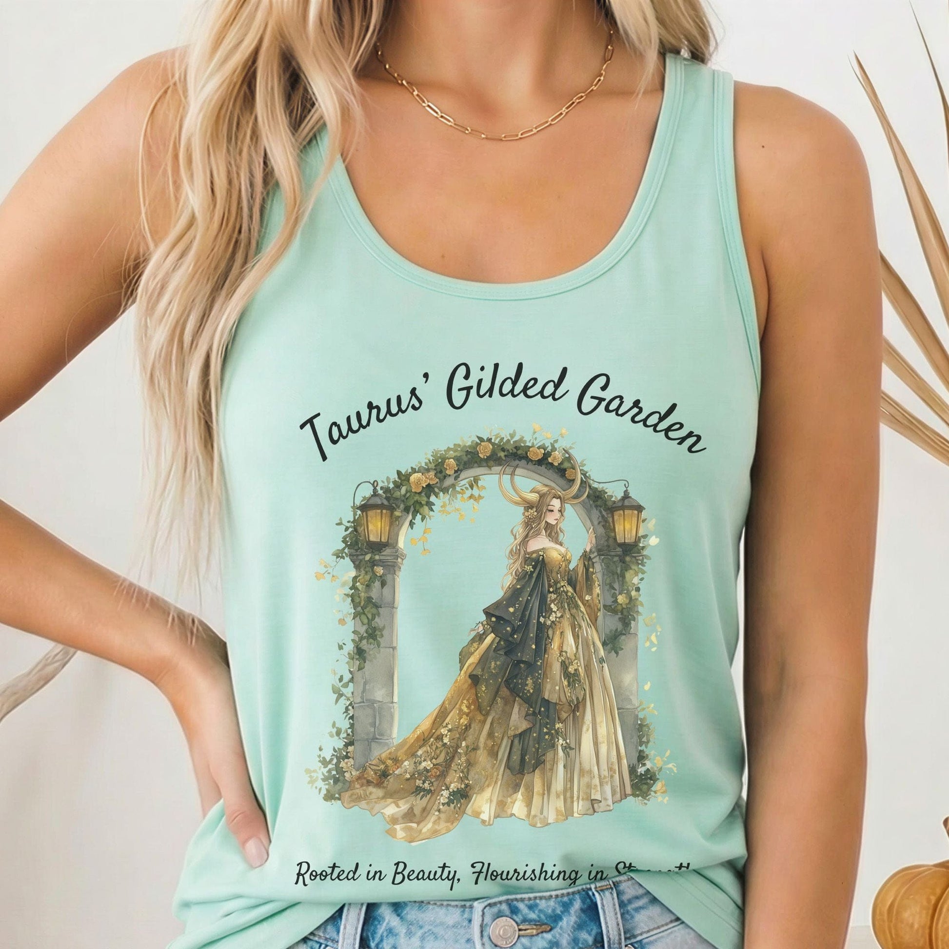 Tank Tops Solid Mint / XS Design 152 Tank Top The Mystic Eden