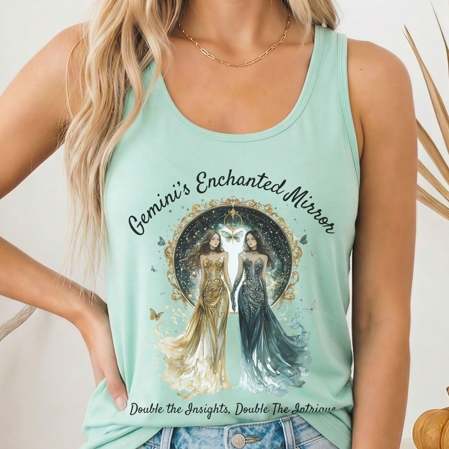 Tank Tops Solid Mint / XS Design 153 Tank Top The Mystic Eden