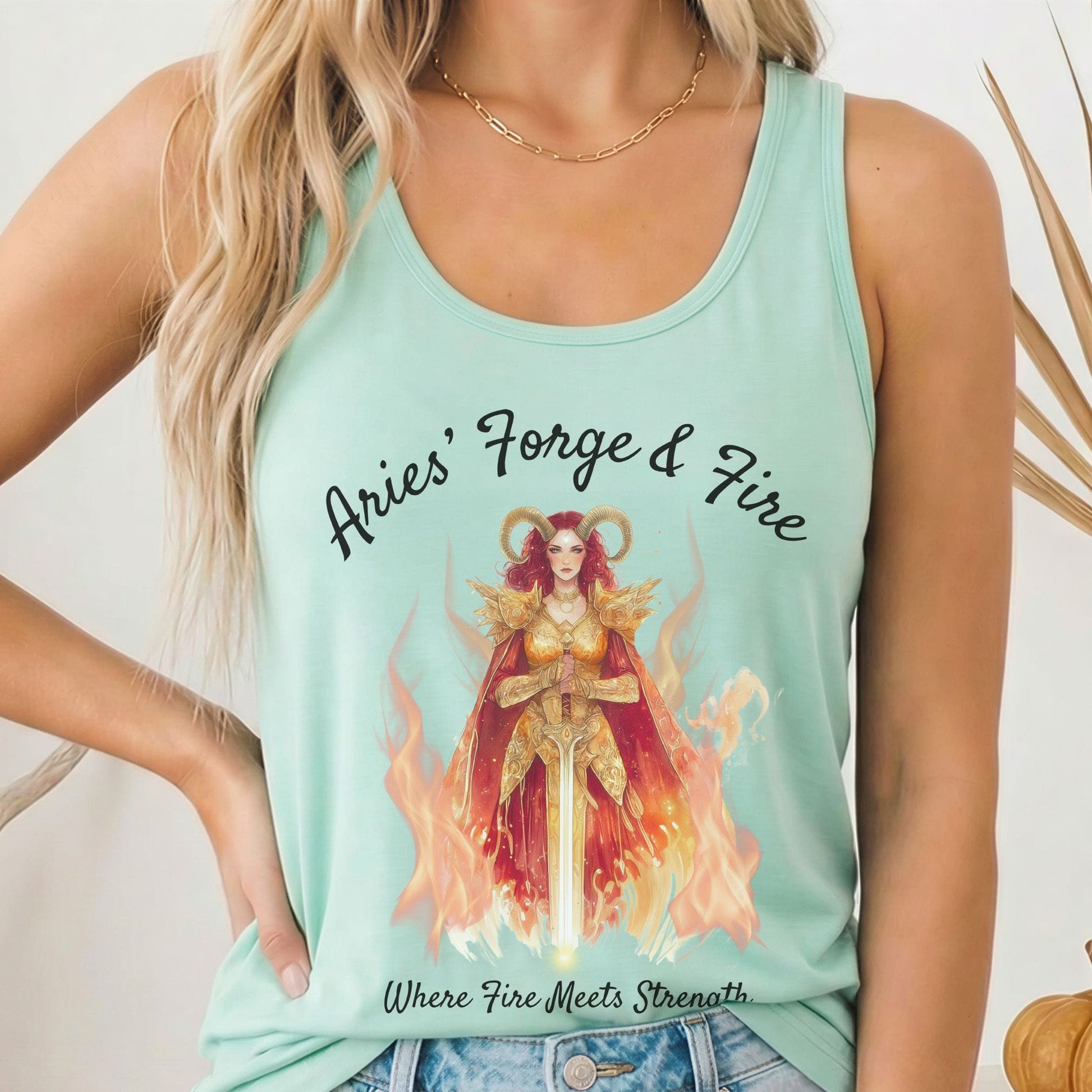 Tank Tops Solid Mint / XS Design 155 Tank Top The Mystic Eden