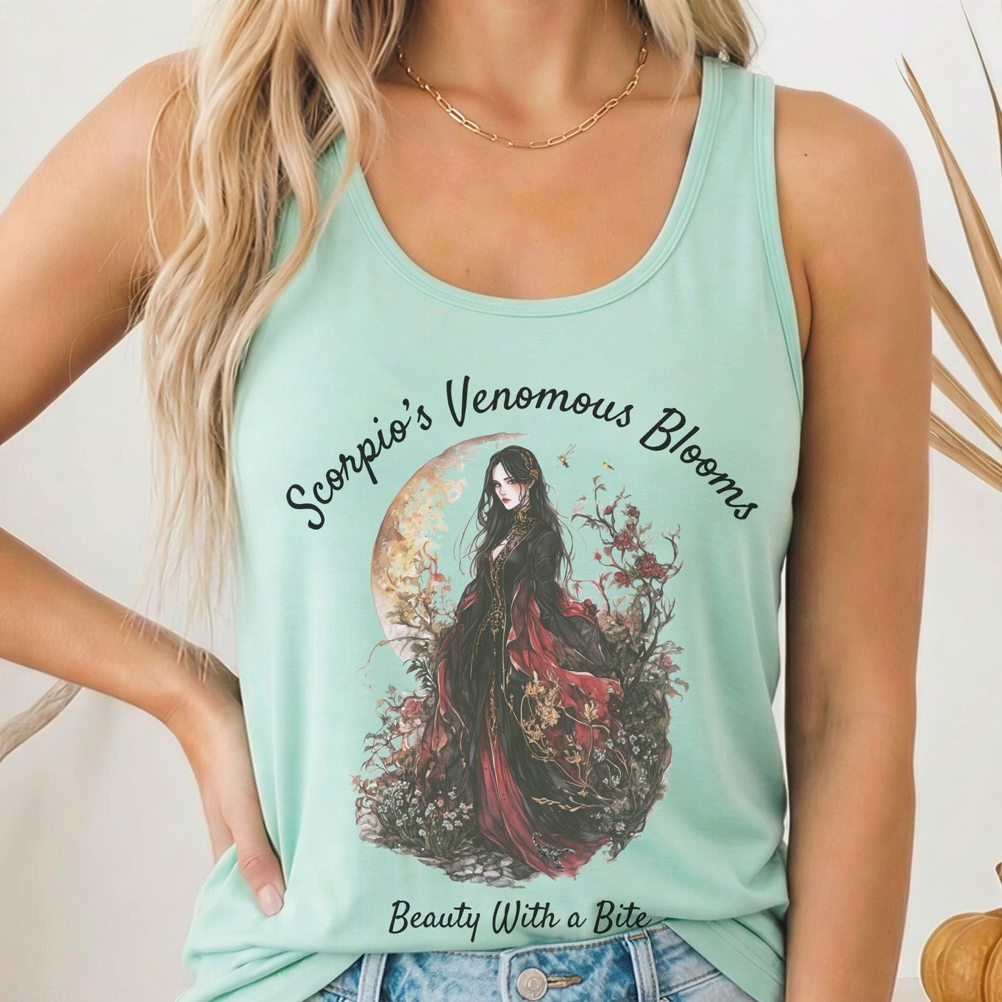 Tank Tops Solid Mint / XS Design 157 Tank Top The Mystic Eden