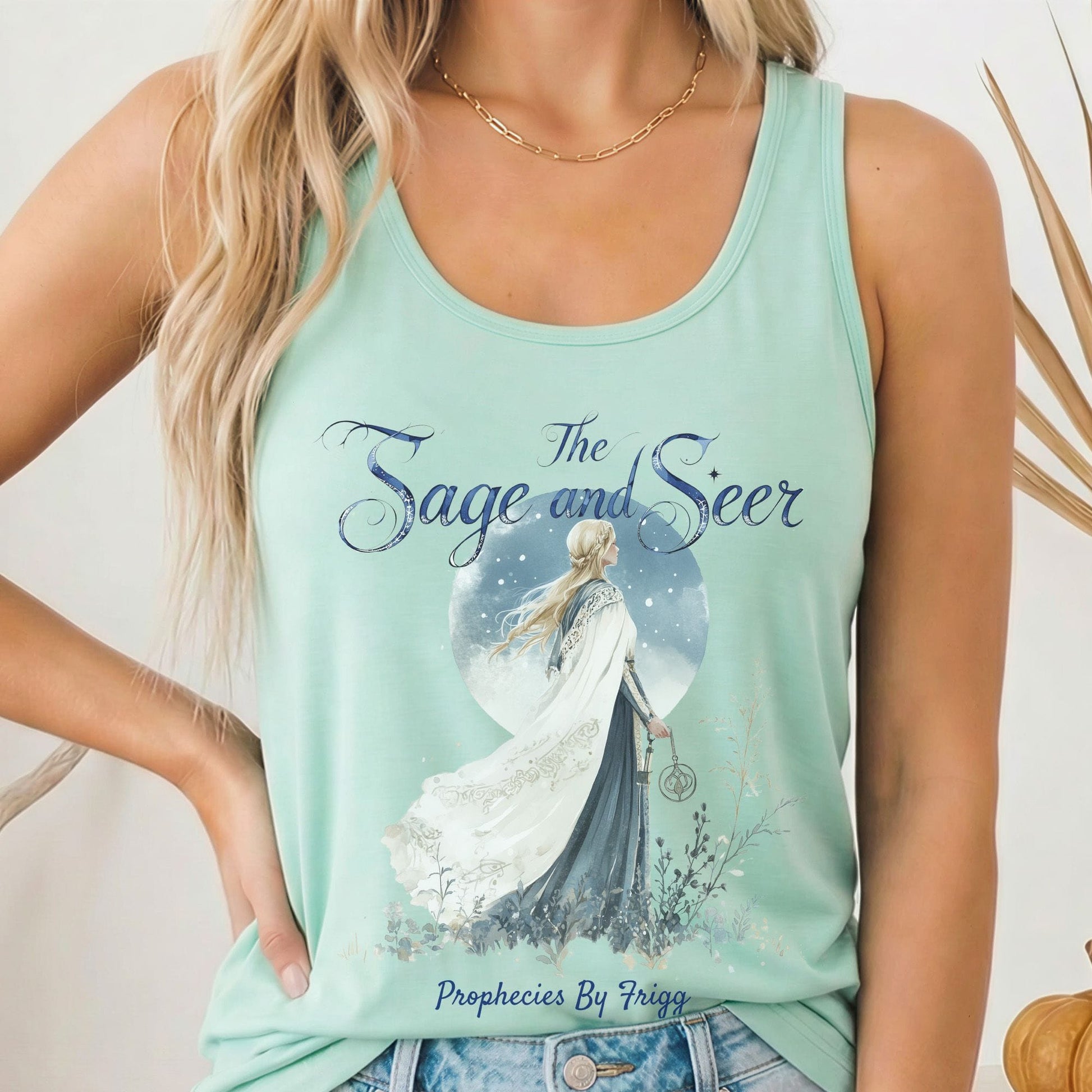 Tank Tops Solid Mint / XS Design 164 Tank Top The Mystic Eden