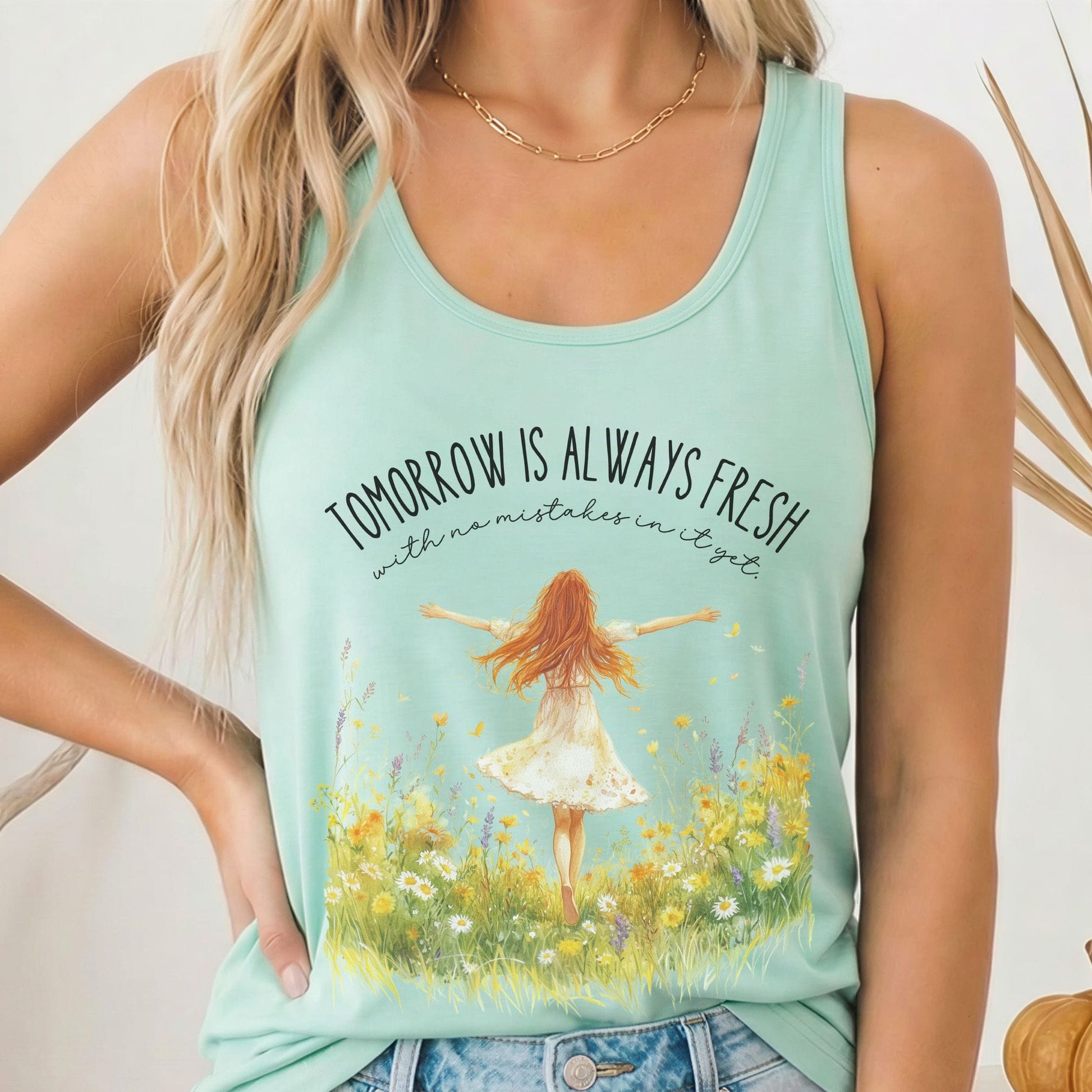 Tank Tops Solid Mint / XS Design 172 Tank Top The Mystic Eden