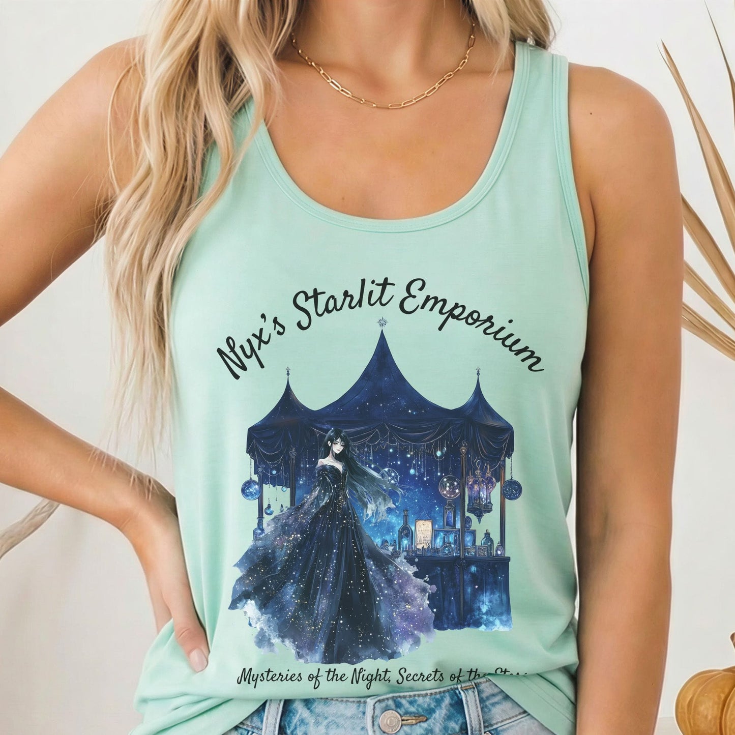 Tank Tops Solid Mint / XS Design 181 Tank Top The Mystic Eden