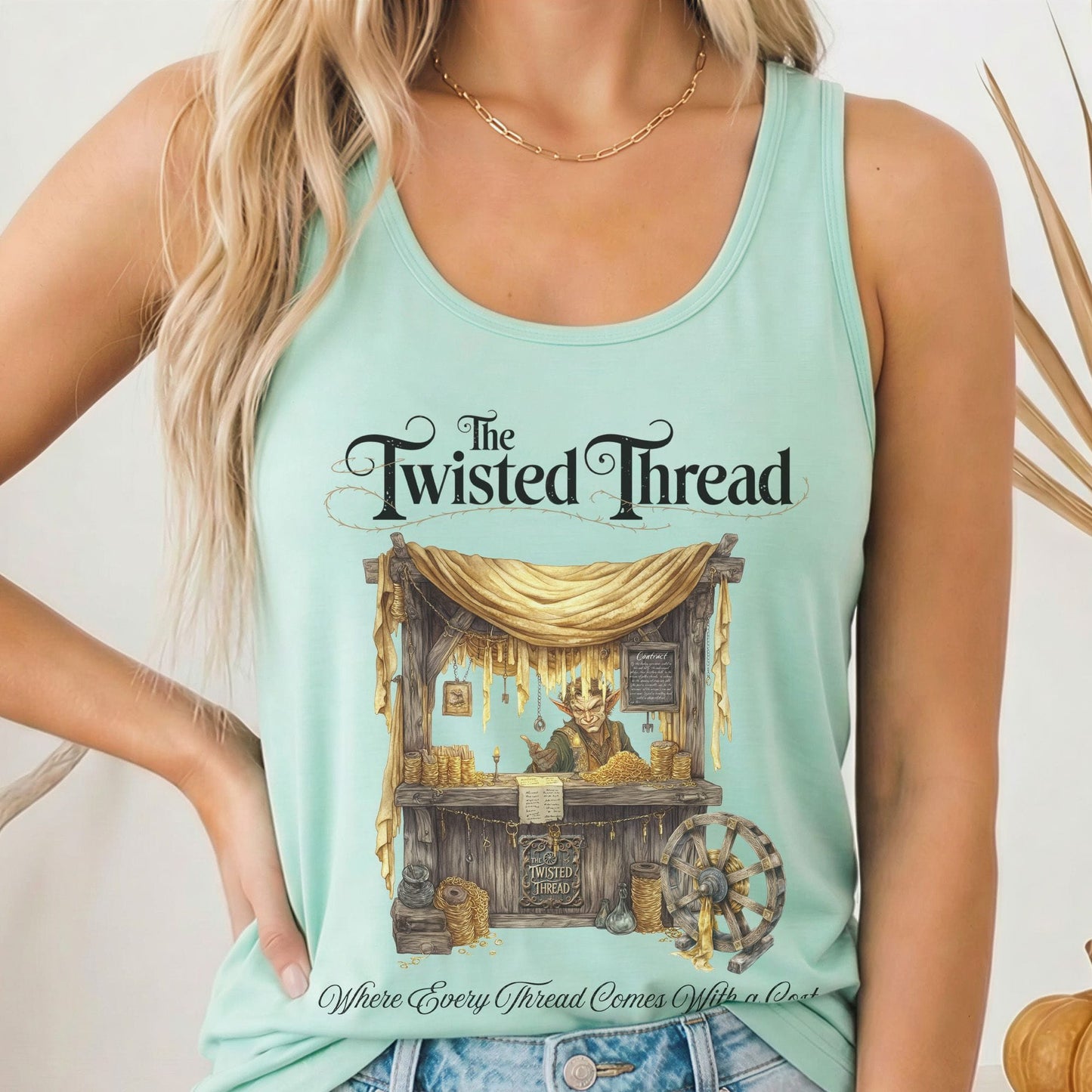 Tank Tops Solid Mint / XS Design 182 Tank Top The Mystic Eden