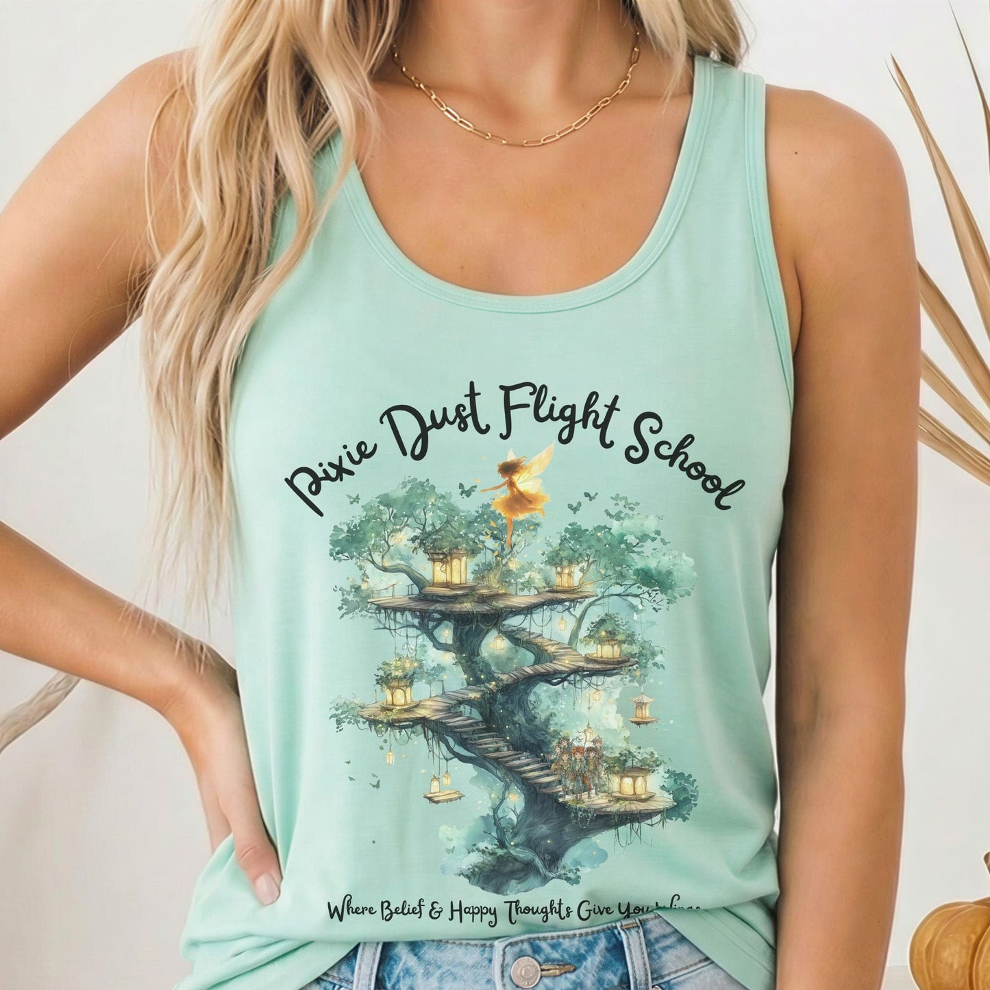 Tank Tops Solid Mint / XS Design 183 Tank Top The Mystic Eden