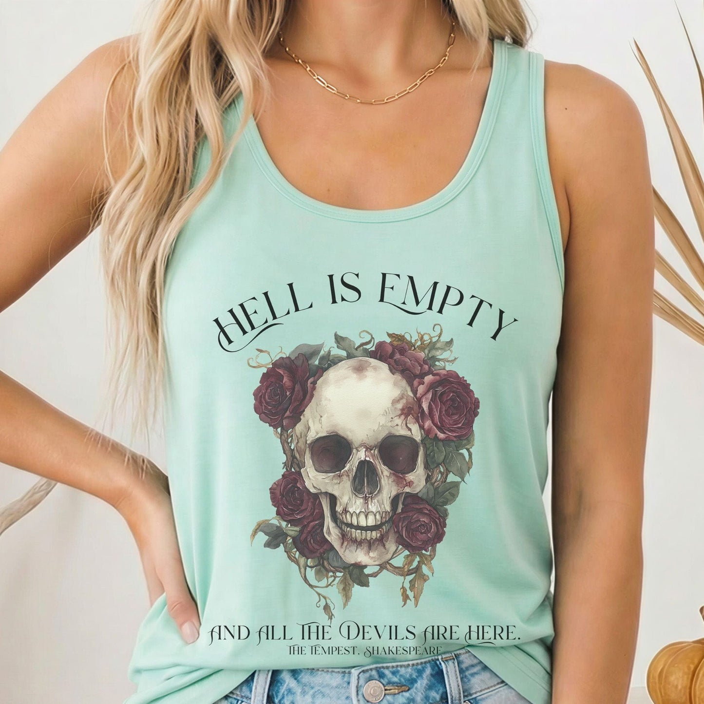 Tank Tops Solid Mint / XS Design 187 Tank Top The Mystic Eden