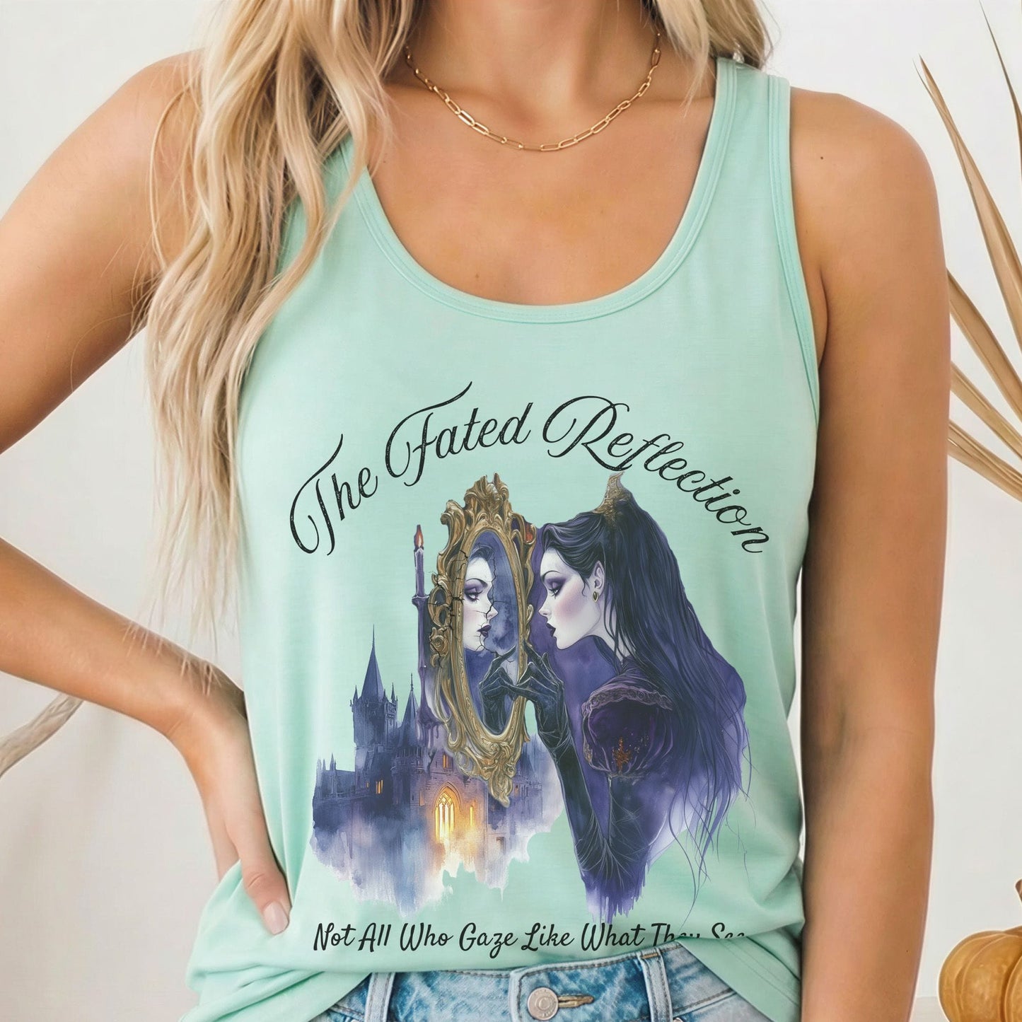 Tank Tops Solid Mint / XS Design 188 Tank Top The Mystic Eden