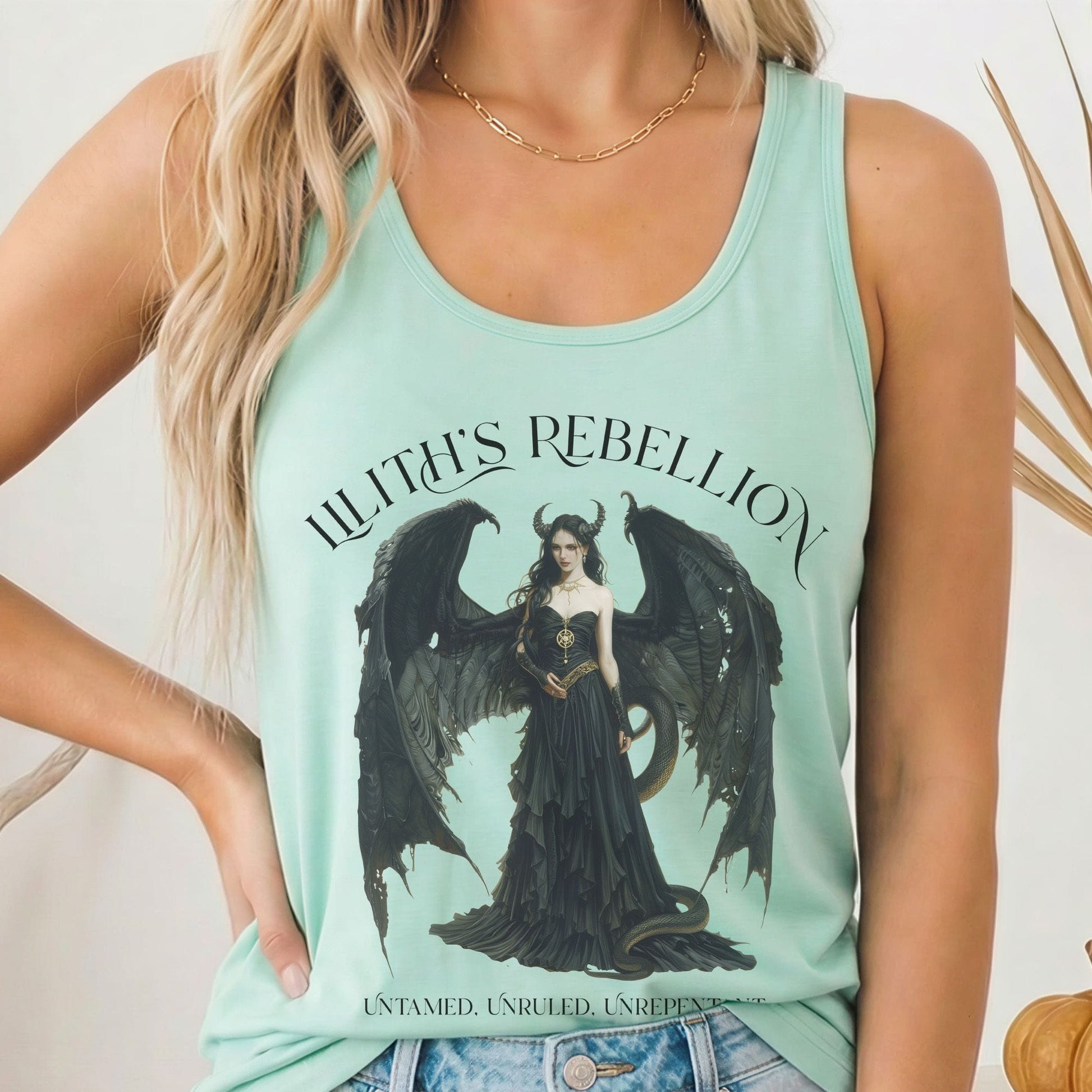 Tank Tops Solid Mint / XS Design 213 Tank Top The Mystic Eden