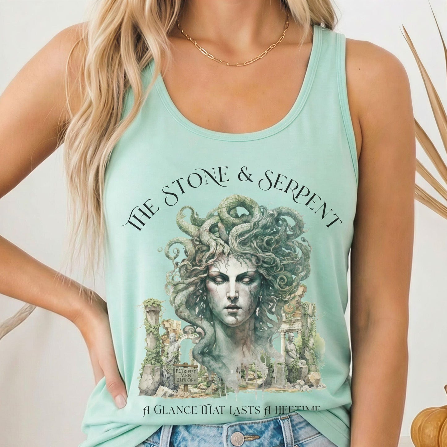 Tank Tops Solid Mint / XS Design 215 Tank Top The Mystic Eden