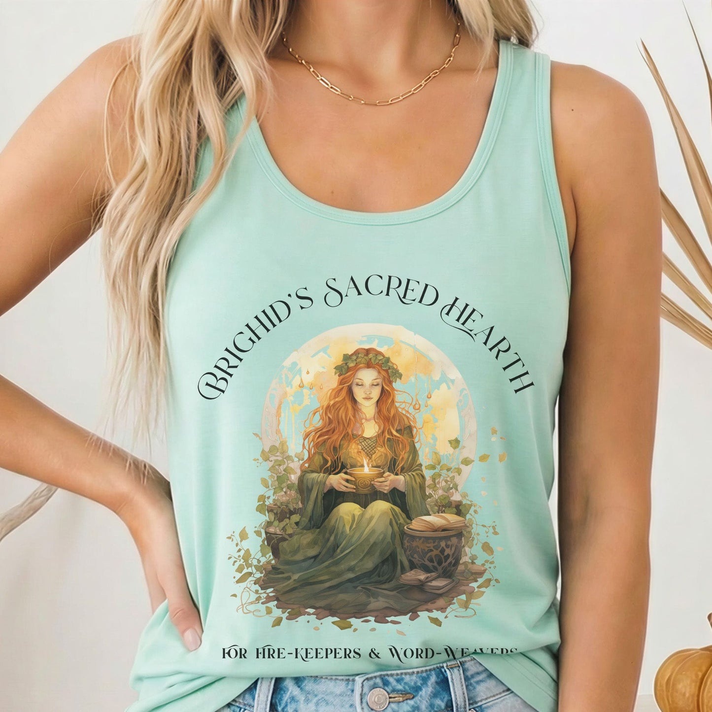 Tank Tops Solid Mint / XS Design 216 Tank Top The Mystic Eden