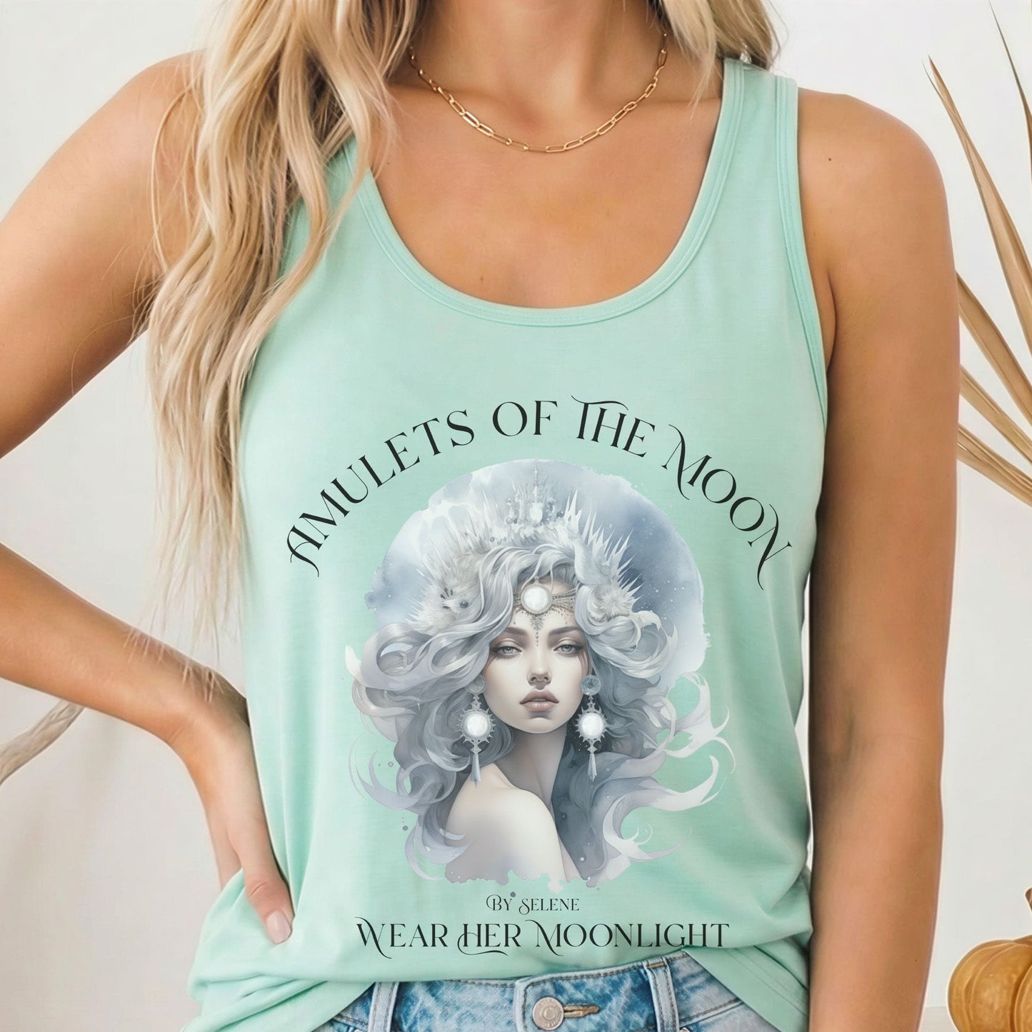 Tank Tops Solid Mint / XS Design 217 Tank Top The Mystic Eden
