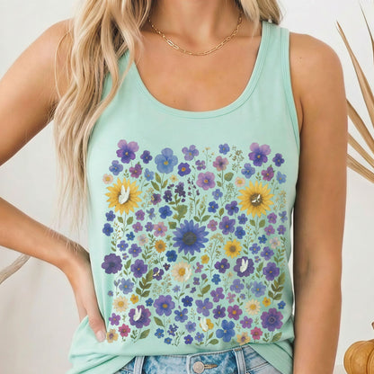 Tank Tops Solid Mint / XS Design 227 Tank Top The Mystic Eden