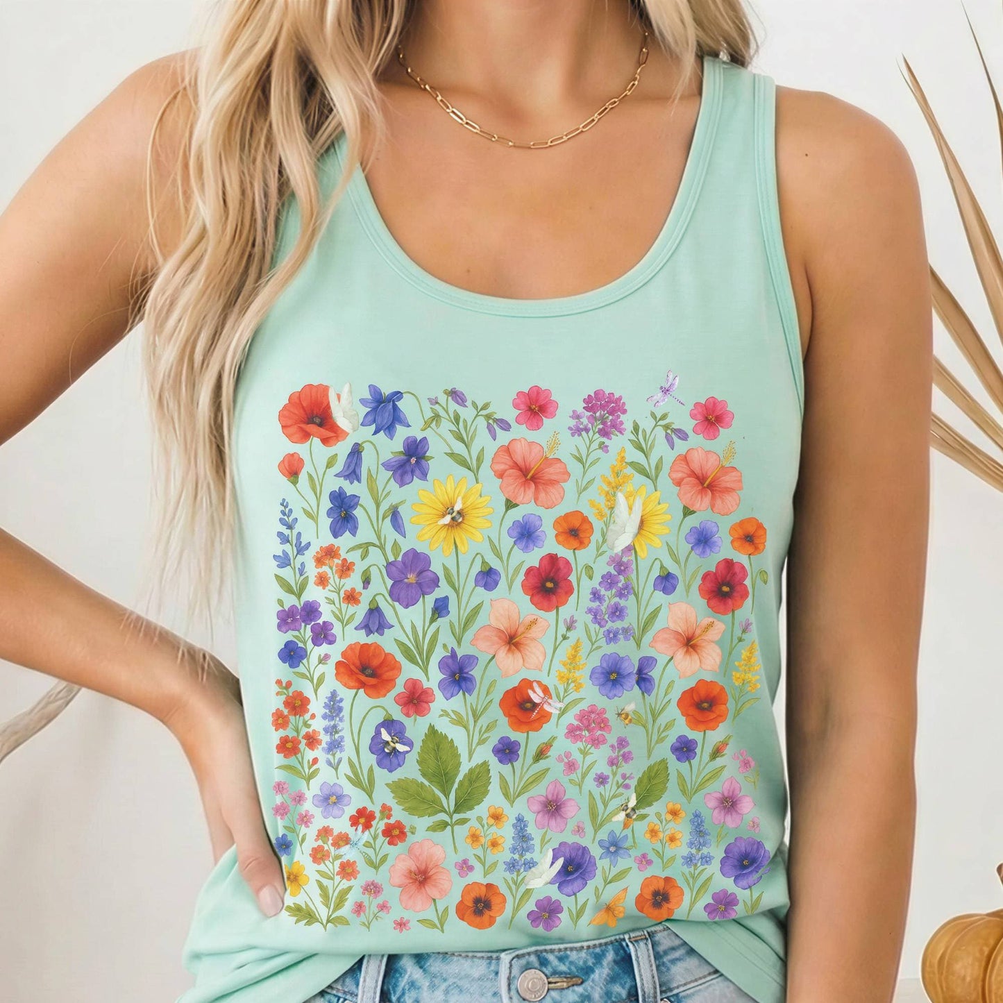Tank Tops Solid Mint / XS Design 229 Tank Top The Mystic Eden