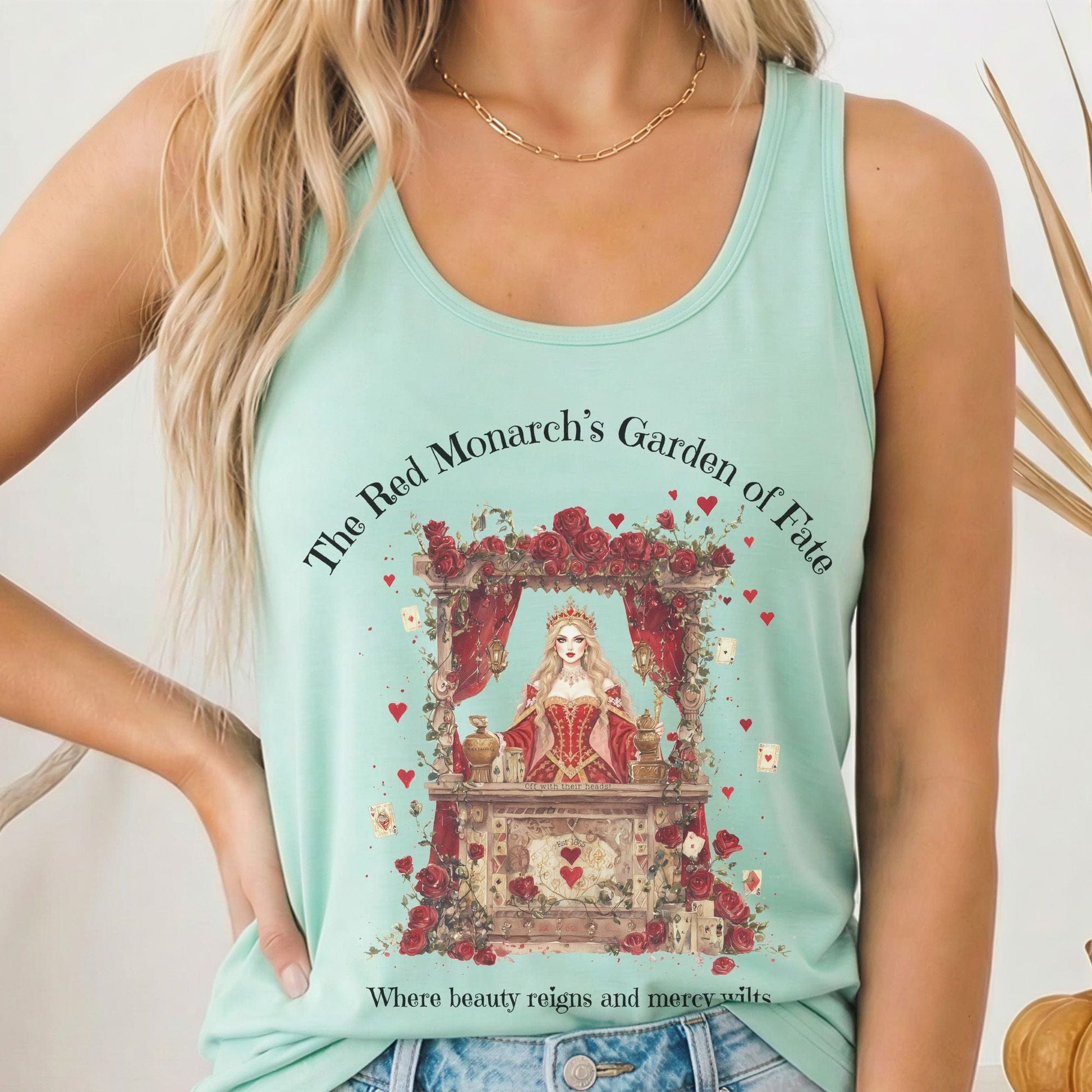 Tank Tops Solid Mint / XS Design 258 Tank Top The Mystic Eden