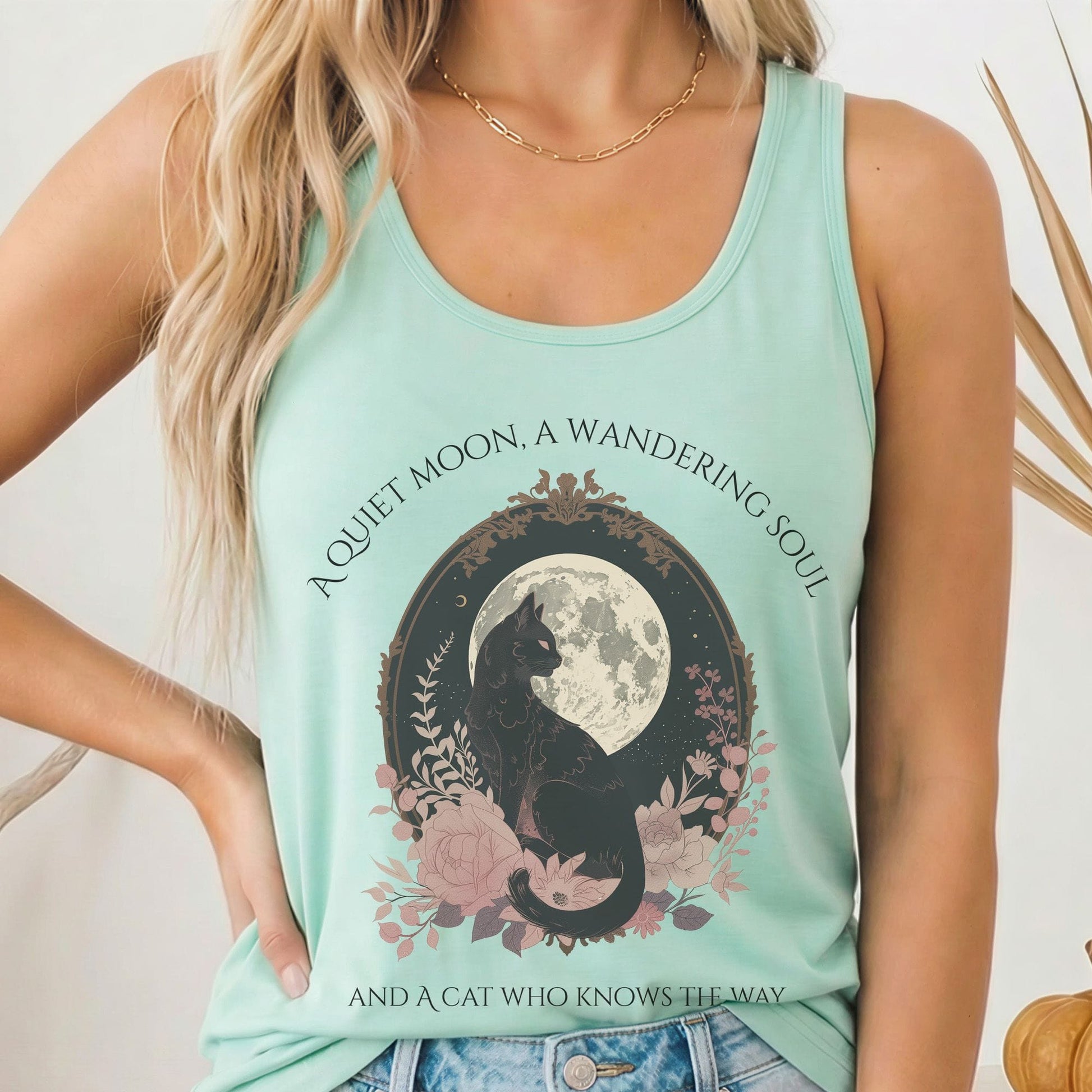 Tank Tops Solid Mint / XS Design 268 Tank Top The Mystic Eden