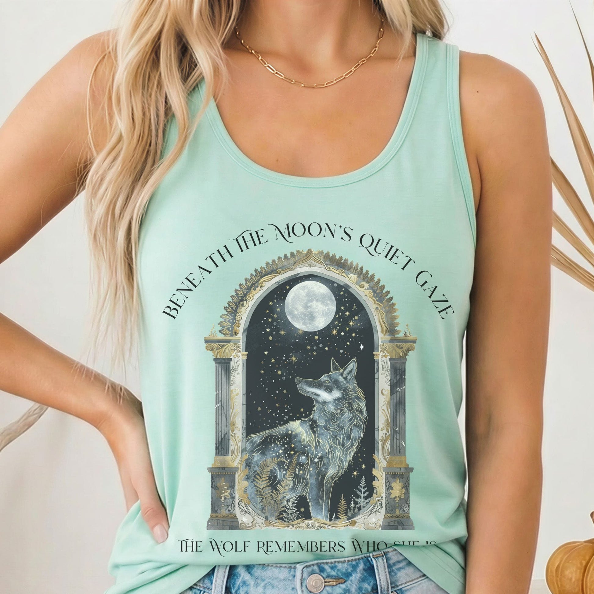 Tank Tops Solid Mint / XS Design 278 Tank Top The Mystic Eden
