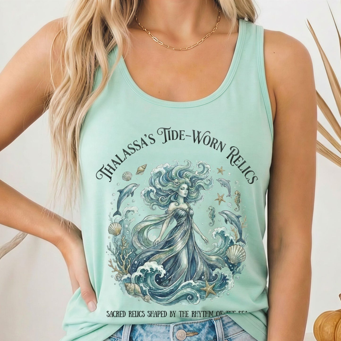 Tank Tops Solid Mint / XS Design 287 Tank Top The Mystic Eden