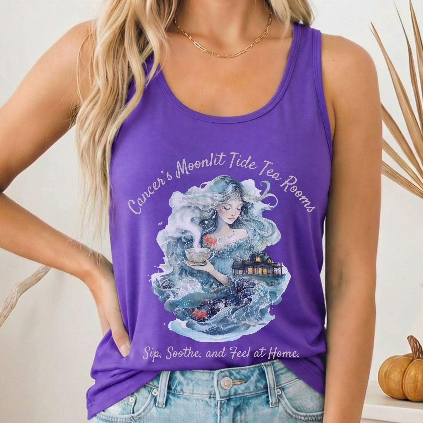Tank Tops Solid Purple Rush / XS Design 149 Tank Top The Mystic Eden