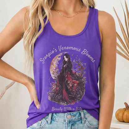 Tank Tops Solid Purple Rush / XS Design 157 Tank Top The Mystic Eden