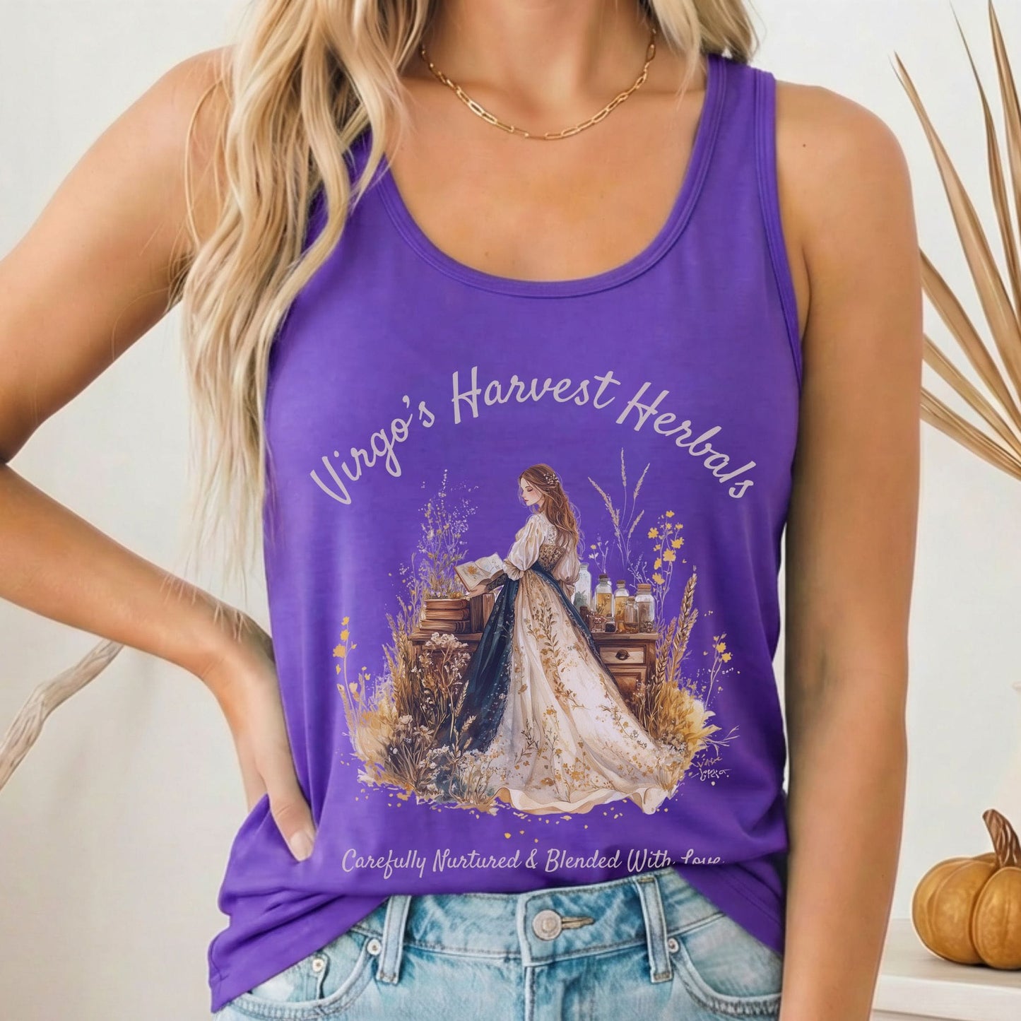 Tank Tops Solid Purple Rush / XS Design 159 Tank Top The Mystic Eden