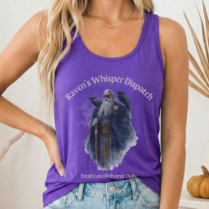 Tank Tops Solid Purple Rush / XS Design 162 Tank Top The Mystic Eden