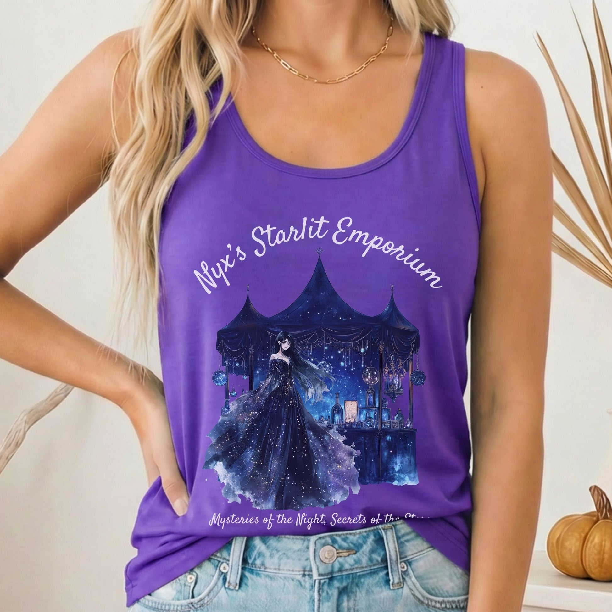 Tank Tops Solid Purple Rush / XS Design 181 Tank Top The Mystic Eden