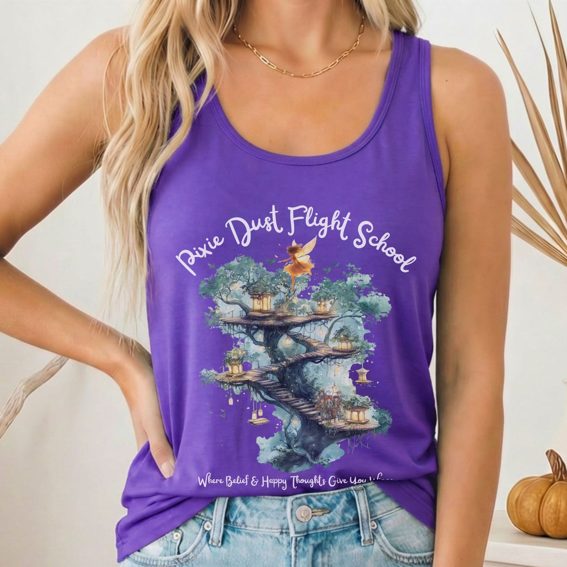 Tank Tops Solid Purple Rush / XS Design 183 Tank Top The Mystic Eden
