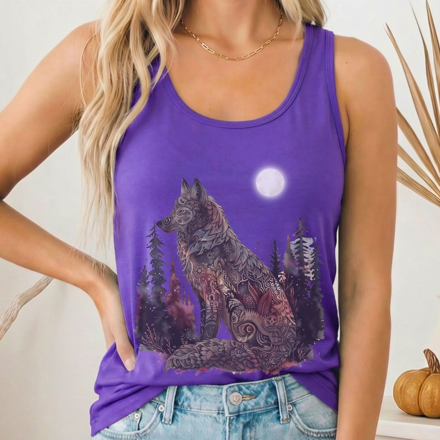 Tank Tops Solid Purple Rush / XS Design 210 Tank Top The Mystic Eden