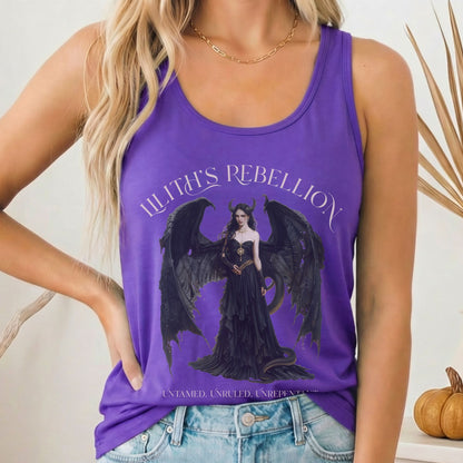 Tank Tops Solid Purple Rush / XS Design 213 Tank Top The Mystic Eden