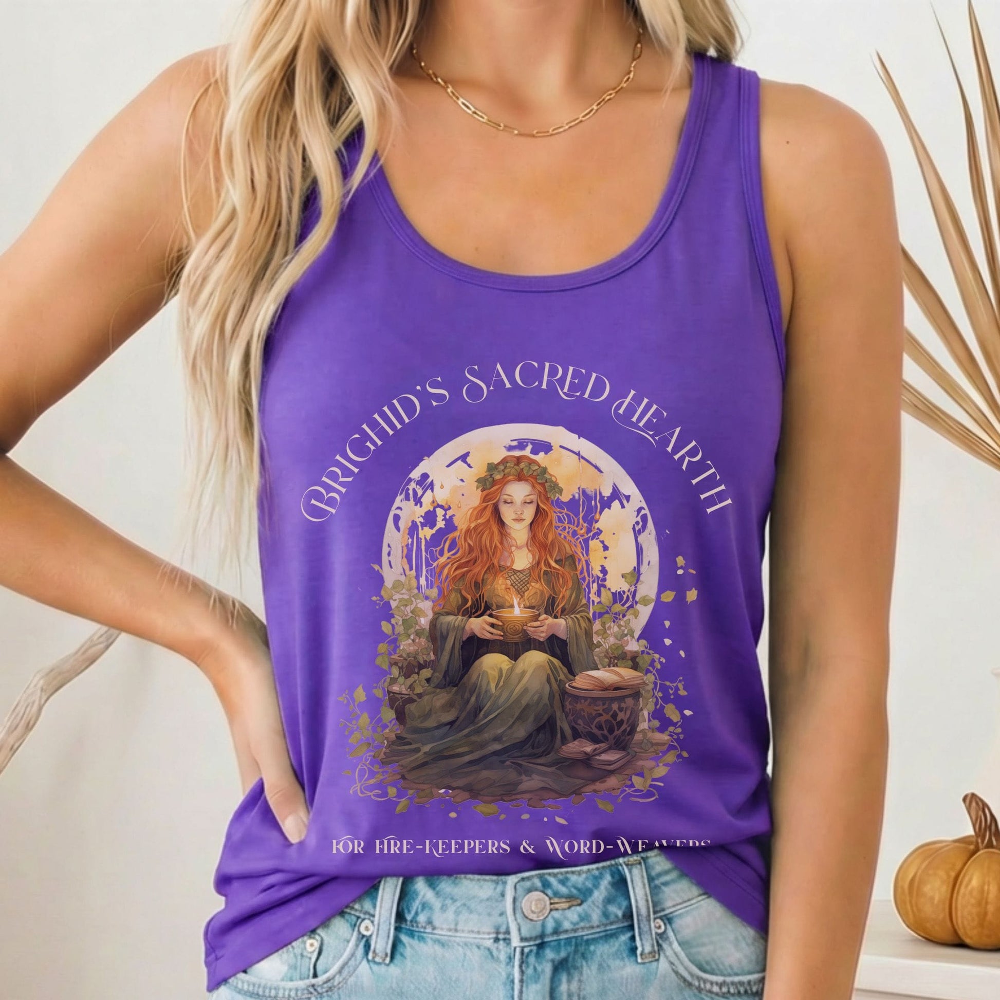 Tank Tops Solid Purple Rush / XS Design 216 Tank Top The Mystic Eden